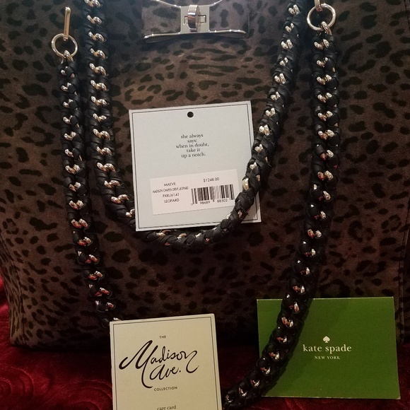 Kate Spade ~ Madison Ave, Maeve Chaplin Suede Tote - Picture 2 of 8